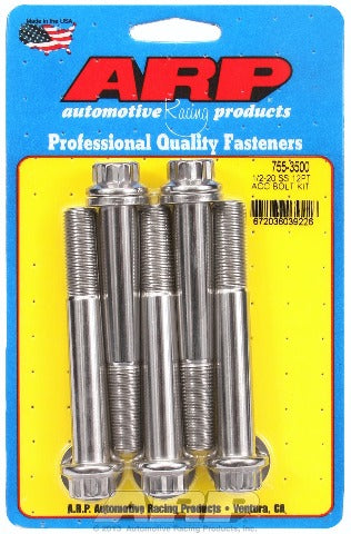 ARP 755-3500 1/2-20 x 3.500 12pt SS bolts