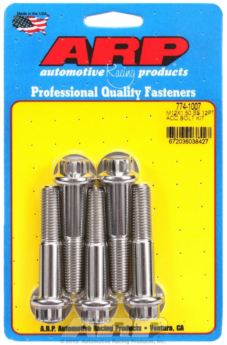 ARP 774-1007 M12 x 1.50 x 60 12pt SS bolts