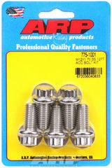 ARP 775-1001 M12 x 1.75 x 25 12pt SS bolts