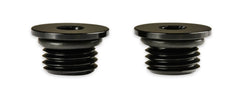 Earl's Performance Plumbing AT581304ERL -4AN LOW PROFILE PORT PLUG, BLACK, 2PK