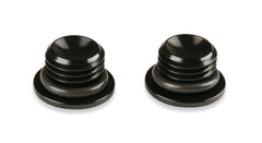 Earl's Performance Plumbing AT581304ERL -4AN LOW PROFILE PORT PLUG, BLACK, 2PK