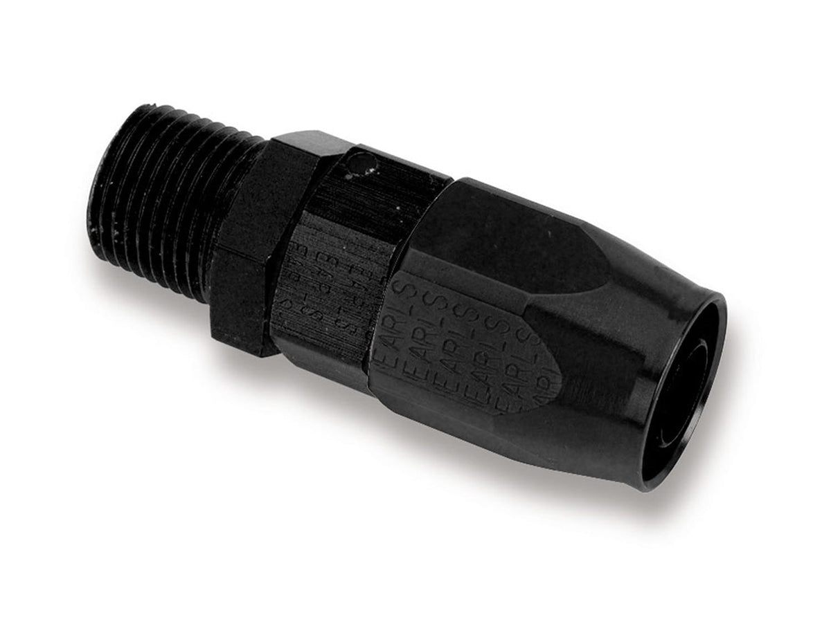 Earl's Performance Plumbing AT820108ERL BLACK ST. 3/8 NPT TO -8 HOSE