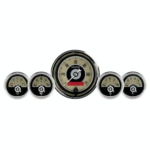 AutoMeter Products 1100 GAUGE KIT; 5 PC.; 3 3/8in./2 1/16in.; ELEC. SPEEDOMETER; CRUISER AD