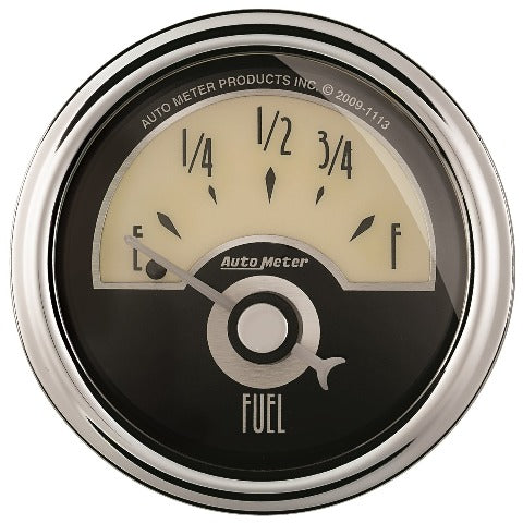 AutoMeter Products 1104 GAUGE; FUEL LEVEL; 2 1/16in.; 0OE TO 90OF; ELEC; CRUISER AD