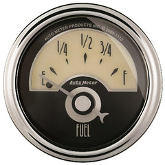 AutoMeter Products 1104 GAUGE; FUEL LEVEL; 2 1/16in.; 0OE TO 90OF; ELEC; CRUISER AD
