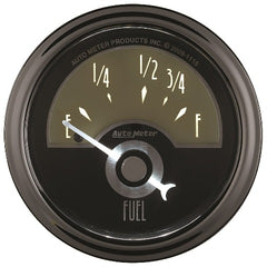 AutoMeter Products 1105 GAUGE; FUEL LEVEL; 2 1/16in.; 73OE TO 10OF; ELEC; CRUISER AD