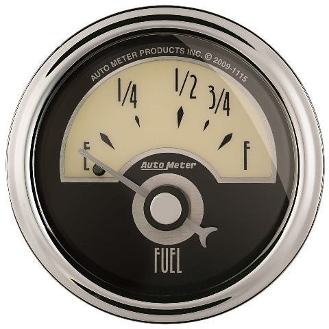 AutoMeter Products 1105 GAUGE; FUEL LEVEL; 2 1/16in.; 73OE TO 10OF; ELEC; CRUISER AD