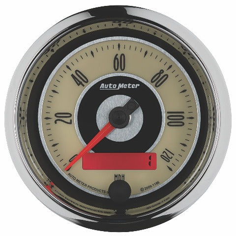 AutoMeter Products 1186 3-3/8 Speedo, 120 MPH, Programmable, Cruiser