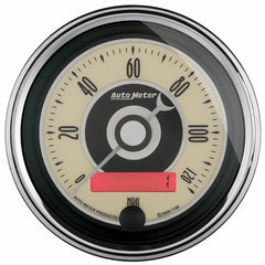 AutoMeter Products 1187 3-3/8 Speedo, 120 MPH, Programmable, Cruiser AD