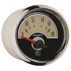AutoMeter Products 1193 2-1/16 Voltmeter, 8-18 SSE