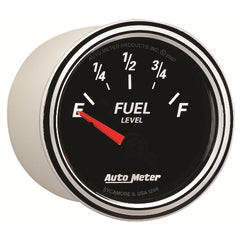 AutoMeter Products 1206 Designer Black II 2-1/16in Fuel Level 240-33 ohms