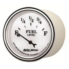 AutoMeter Products 1216 Old Tyme White II Fuel Level Gauge