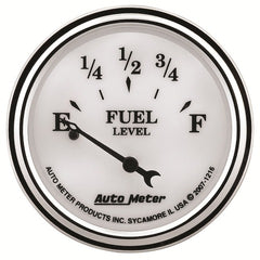 AutoMeter Products 1216 Old Tyme White II Fuel Level Gauge