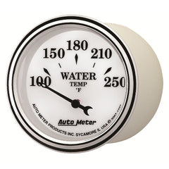 AutoMeter Products 1237 GAUGE; WATER TEMP; 2 1/16in.; 250? F; ELEC; OLD TYME WHITE II