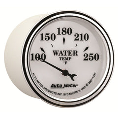 AutoMeter Products 1237 GAUGE; WATER TEMP; 2 1/16in.; 250? F; ELEC; OLD TYME WHITE II
