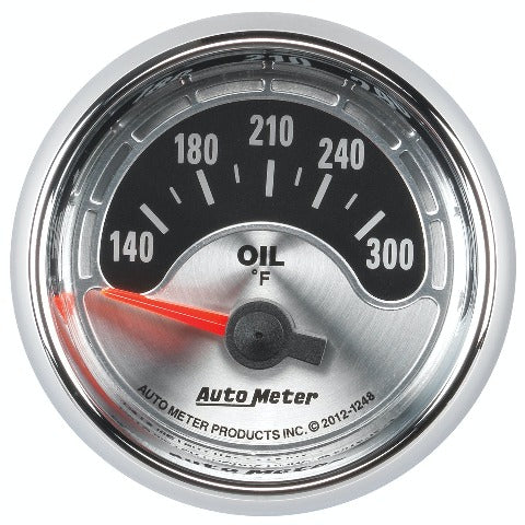 AutoMeter Products 1248 GAUGE; OIL TEMP; 2 1/16in.; 300? F; ELEC; AMERICAN MUSCLE