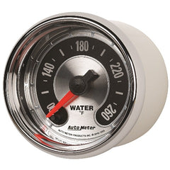 AutoMeter Products 1255 GAUGE; WATER TEMP; 2 1/16in.; 260? F; DIGITAL STEPPER MOTOR; AMERICAN MUSCLE