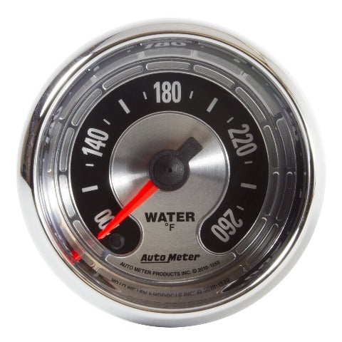 AutoMeter Products 1255 GAUGE; WATER TEMP; 2 1/16in.; 260? F; DIGITAL STEPPER MOTOR; AMERICAN MUSCLE