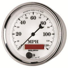 AutoMeter Products 1287 Old Tyme White II In-Dash Electric Speedometer