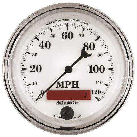 AutoMeter Products 1287 Old Tyme White II In-Dash Electric Speedometer