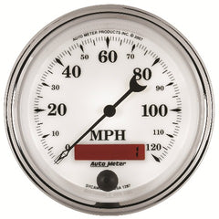 AutoMeter Products 1287 Old Tyme White II In-Dash Electric Speedometer
