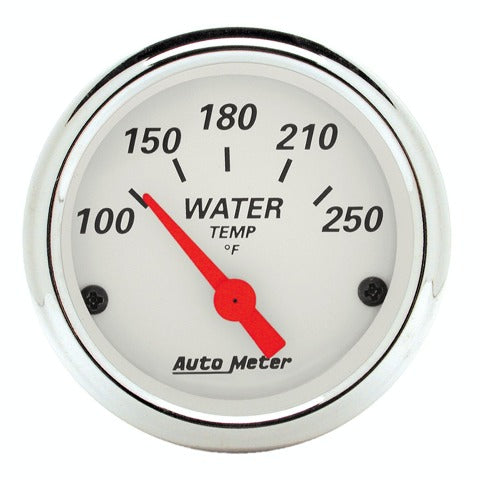 AutoMeter Products 1337 Arctic White Series Water Temperature Gauge (0-250? F, 2-1/16 in.)