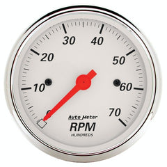 AutoMeter Products 1398 Arctic White? Electric Tachometer 3 1/8 in. 7000 RPM