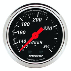 AutoMeter Products 1432 2 Water Temperature Guage, 120-240? F Mechanical, Designer Black