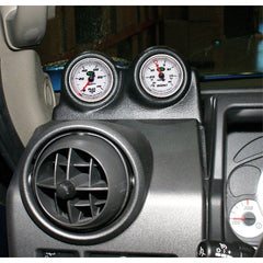 AutoMeter Products 15022 Dual Gauge Dash Pod 2 1/16 in. Mount On Top Of Stock Dash Black