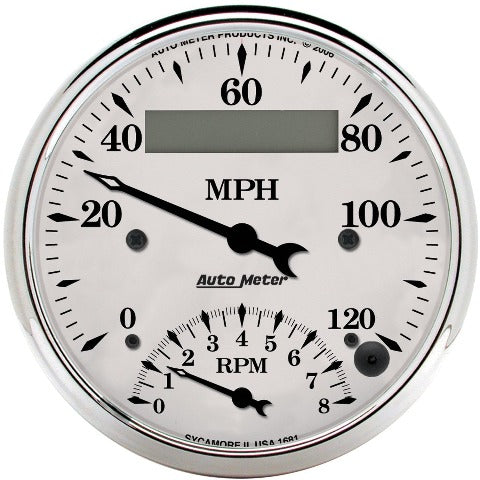 AutoMeter Products 1681 Tach/Speedo Combo 3-3/8in 8K RPM/120 MPH - LCD Electric