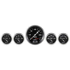 AutoMeter Products 1750 GPS 5pc Gauge Kit, Old Tyme Black 5pc