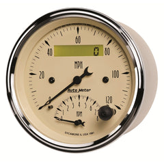 AutoMeter Products 1881 Tach/Speedo Combo 3-3/8in 8K/120 MPH - Electric