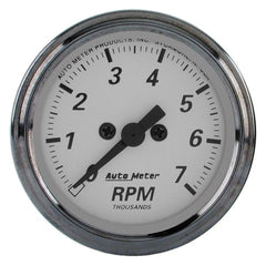 AutoMeter Products 1994 GAUGE; TACHOMETER; 2 1/16in.; 7K RPM; IN-DASH; AMERICAN PLATINUM