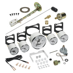 AutoMeter Products 2007 Gauge Kit; 5 pc.; 3 3/8in./2 1/16in.; Elec. Speedo w/wheel odo; Prestige Pearl