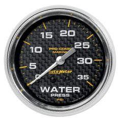 AutoMeter Products 200773-40 Marine Mechanical Water Pressure Gauge