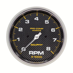 AutoMeter Products 200797-40 Gauge; Tachometer; 5in.; 8k RPM; Marine Carbon Fiber