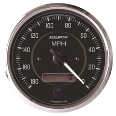 AutoMeter Products 201013 GAUGE; SPEEDOMETER; 4in.; 180MPH; ELEC. PROGRAM. (REVERSE ROTATION); COBRA