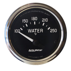 AutoMeter Products 201015 Gauge; Water Temp; 2 1/16in.; 100-250? F; Electric; Cobra