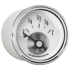 AutoMeter Products 2015 Fuel Level Gauge, 2 1/16in, 0E - 90F, Electric Prestige Pearl