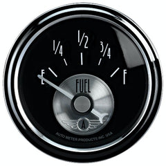 AutoMeter Products 2016 2-1/16 Fuel Level, 240-33 ohms, SSE, Prestige Black