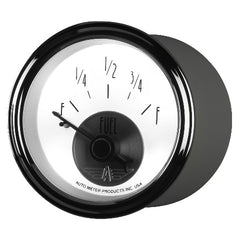 AutoMeter Products 2018 Gauge; Fuel Level; 2 1/16in.; 240 ohm E-33 ohm F; Elec; Prestige Pearl