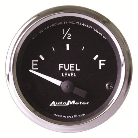 AutoMeter Products 201975 Gauge; Fuel Level; 2 1/16in.; 16OE to 158OF; Elec; Cobra
