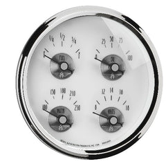 AutoMeter Products 2020 Gauge; Quad; 5in.; 0OE to 90OF; Elec; Prestige Pearl