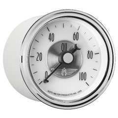 AutoMeter Products 2023 2-1/16 Oil Press 0-100 psi Mech, Prestige Pearl