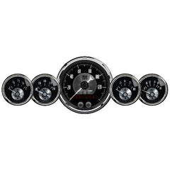 AutoMeter Products 2024 Gauge Kit, 5 Pc, 3 3/8 and 2 1/16, Gps Speedo, Prestige Blk Diamond
