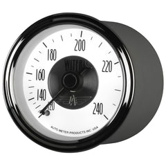 AutoMeter Products 2031 Gauge; Water Temp; 2 1/16in.; 240? F; Mech; Prestige Pearl
