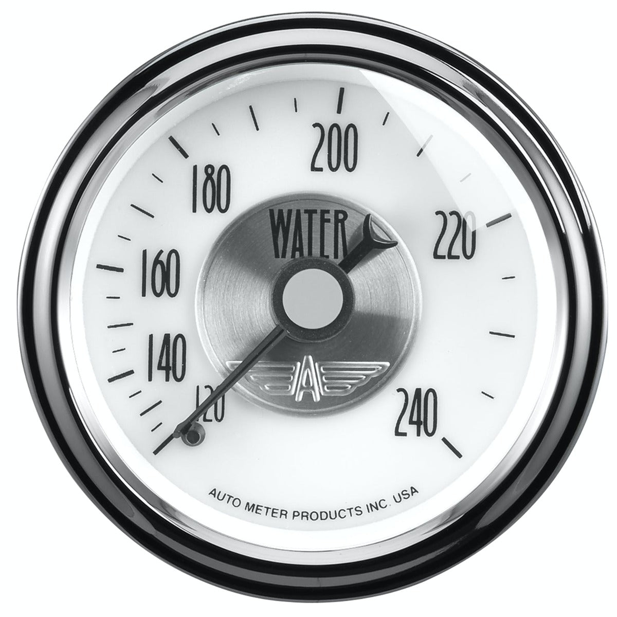 AutoMeter Products 2031 Gauge; Water Temp; 2 1/16in.; 240? F; Mech; Prestige Pearl