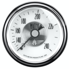 AutoMeter Products 2031 Gauge; Water Temp; 2 1/16in.; 240? F; Mech; Prestige Pearl