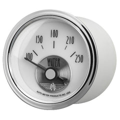 AutoMeter Products 2039 Gauge; Water Temp; 2 1/16in.; 250? F; Elec; Prestige Pearl
