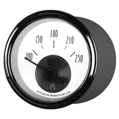 AutoMeter Products 2039 Gauge; Water Temp; 2 1/16in.; 250? F; Elec; Prestige Pearl